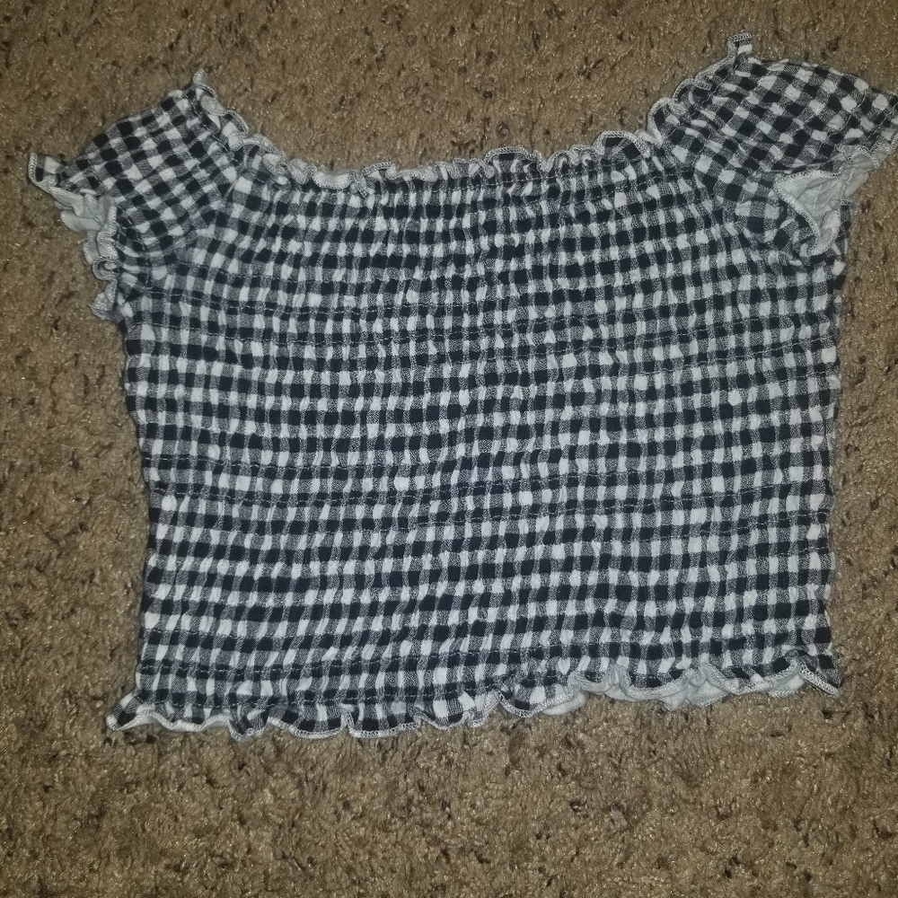Plaid Crop Top